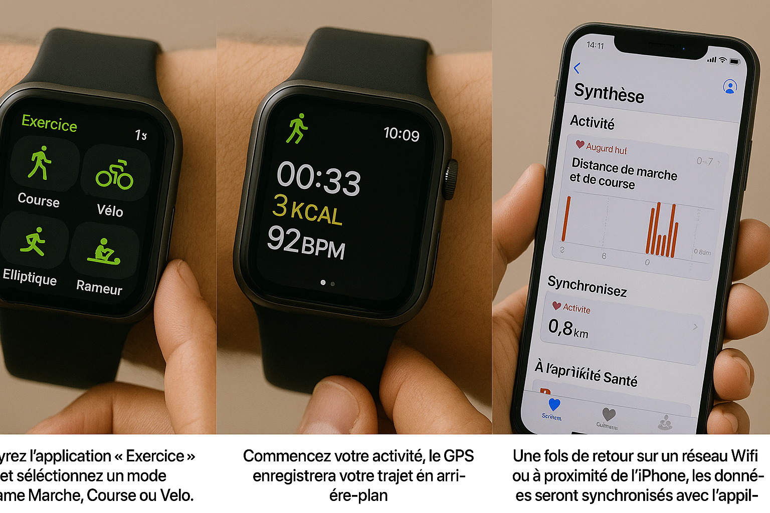 Utilisez votre GPS sans connexion avec votre Apple Watch Cellular sans forfait