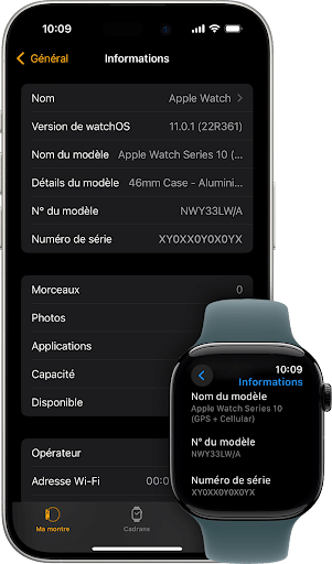 Comment accéder au numéro de série et numéro IMEI de sa smartwatch