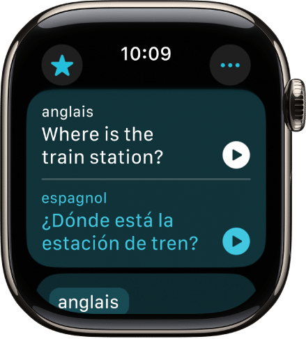 Comment traduire des textes ou des voix en plusieurs langues sur Apple Watch
